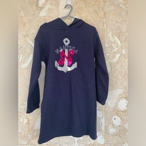 Nautica Sequin Girl’s Dress With Hoodie